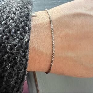 925 Sterling Silver Chain Bracelet